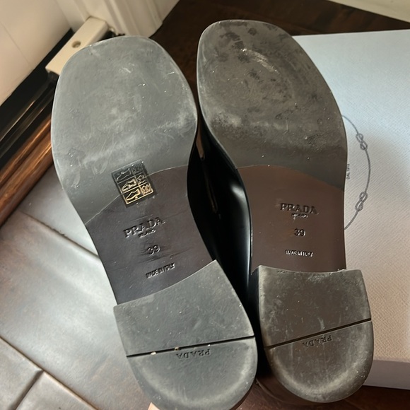Prada Logo Loafers - Picture 9 of 10